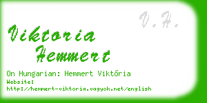 viktoria hemmert business card